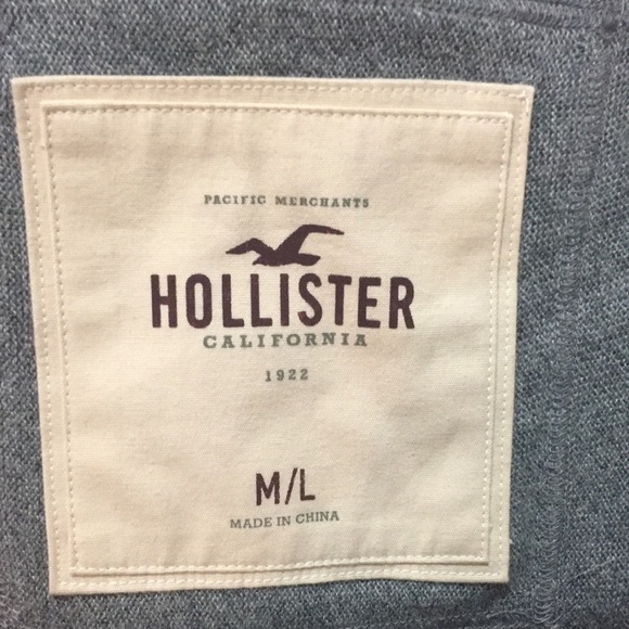 Hollister women’s long sleeveless grey and red cardigan - Picture 10 of 10